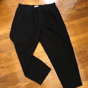 Madewell drapey track trousers in size Large